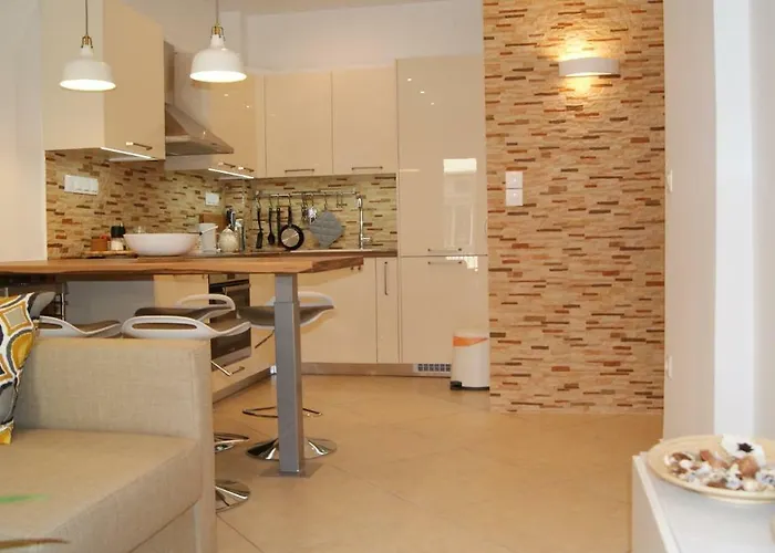 Sea-view Modern - 4 Guests - Kitchen アパート テッサロニキ